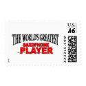 The World's Greatest Saxophone Player postage