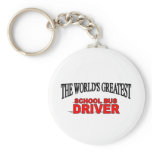 The World's Greatest School Bus Driver Key Chain