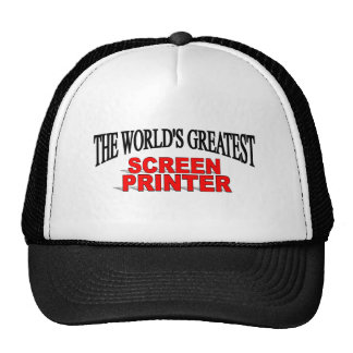 screen inspector hat trucker greatest printer hats mesh building printing