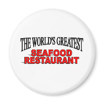 The World's Greatest Seafood Restaurant magnets