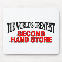 The World's Greatest Second Hand Store mousepads by theworldsgreatest The World's Greatest Second Hand Store mousepads