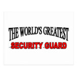 The World's Greatest Security Guard Post Cards