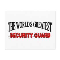 The World's Greatest Security Guard postcards by theworldsgreatest The World's Greatest Security Guard postcards