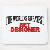 The World's Greatest Set Designer mousepads by theworldsgreatest The World's Greatest Set Designer mousepads