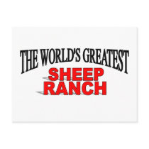 The World's Greatest Sheep Ranch postcards by theworldsgreatest The World's Greatest Sheep Ranch postcards