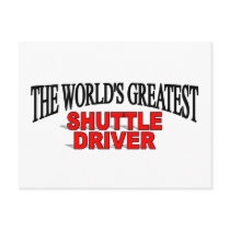 The World's Greatest Shuttle Driver postcards