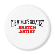 The World's Greatest Sketch Artist magnets