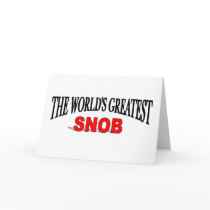 The World's Greatest Snob cards