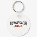 The World's Greatest Snob keychains