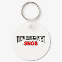 The World's Greatest Snob keychains