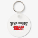 The World's Greatest Soccer Coach keychains