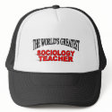 The World's Greatest Sociology Teacher hats