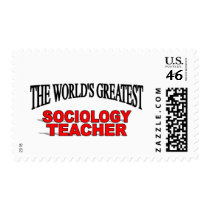 The World's Greatest Sociology Teacher Stamps