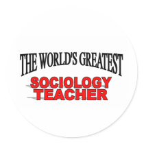 The World's Greatest Sociology Teacher stickers