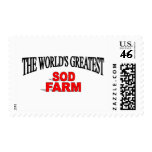 The World's Greatest Sod Farm postage