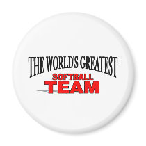 The World's Greatest Softball Team magnets