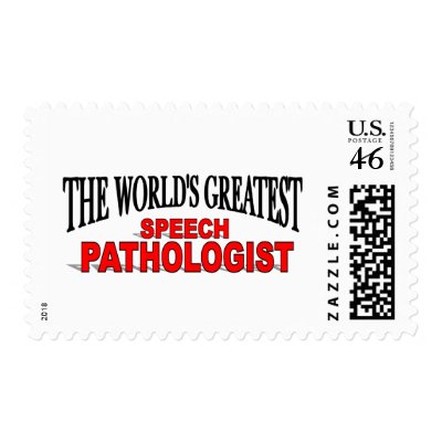The World's Greatest Speech Pathologist Postage
