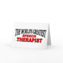The World's Greatest Speech Therapist cards