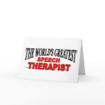 The World's Greatest Speech Therapist cards
