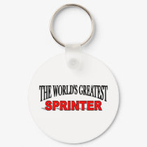 The World's Greatest Sprinter keychains by theworldsgreatest The World's Greatest Sprinter keychains