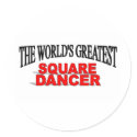 The World's Greatest Square Dancer stickers by theworldsgreatest The World's Greatest Square Dancer stickers