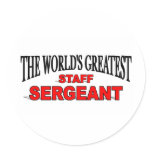 The World's Greatest Staff Sergeant stickers