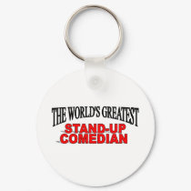 The World's Greatest Stand-up Comedian keychains