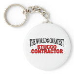 The World's Greatest Stucco Contractor Keychain