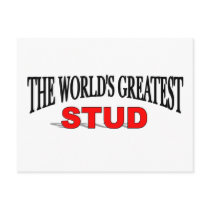 The World's Greatest Stud postcards