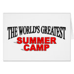 The World's Greatest Summer Camp Greeting Cards