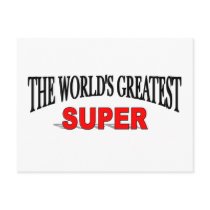 The World's Greatest Super postcards