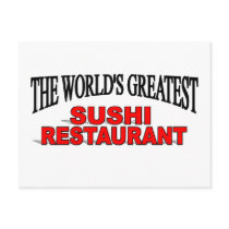 The World's Greatest Sushi Restaurant postcards