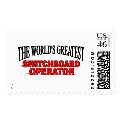 The World's Greatest Switchboard Operator Postage