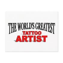 The World's Greatest Tatoo Artist postcards