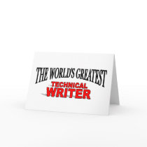 The World's Greatest Technical Writer cards