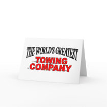 The World's Greatest Towing Company cards by theworldsgreatest The World's Greatest Towing Company cards