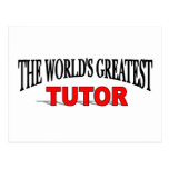 The World's Greatest Tutor Postcards