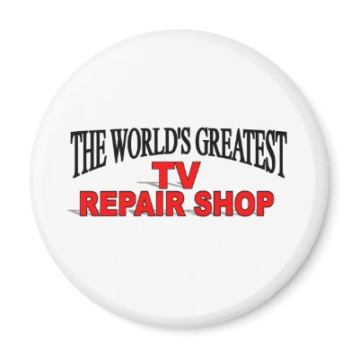 The World's Greatest TV Repair Shop Refrigerator Magnets by theworldsgreatest