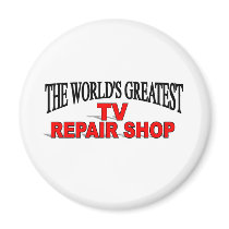 The World's Greatest TV Repair Shop magnets