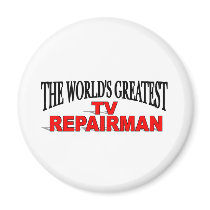The World's Greatest TV Repairman magnets