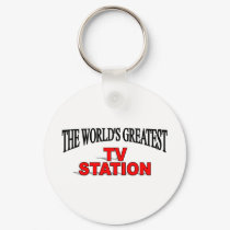 The World's Greatest TV Station keychains by theworldsgreatest The World's Greatest TV Station keychains
