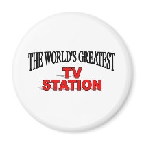 The World's Greatest TV Station magnets