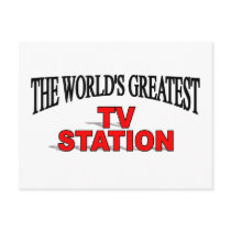 The World's Greatest TV Station postcards by theworldsgreatest The World's Greatest TV Station postcards