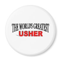 The World's Greatest Usher magnets