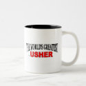 The World's Greatest Usher mugs by theworldsgreatest The World's Greatest Usher mugs