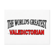 The World's Greatest Valedictorian postcards