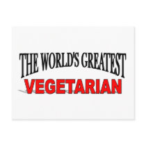The World's Greatest Vegetarian postcards by theworldsgreatest The World's Greatest Vegetarian postcards