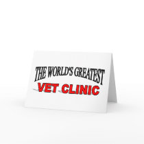 The World's Greatest Vet Clinic cards by theworldsgreatest The World's Greatest Vet Clinic cards