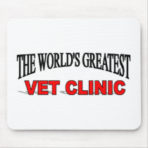 The World's Greatest Vet Clinic mousepads by theworldsgreatest The World's Greatest Vet Clinic mousepads
