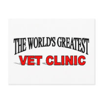 The World's Greatest Vet Clinic postcards by theworldsgreatest The World's Greatest Vet Clinic postcards